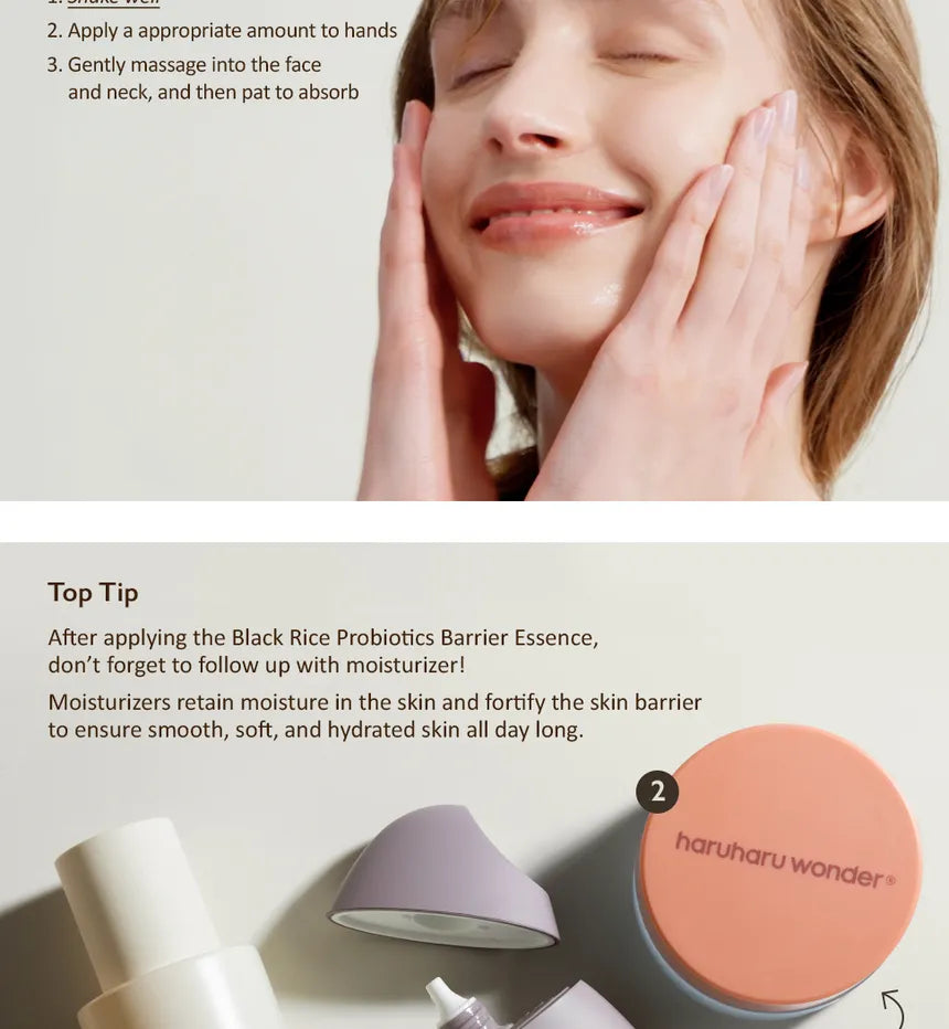 Haruharu Wonder Black Rice Probiotics Barrier Essence 120Ml