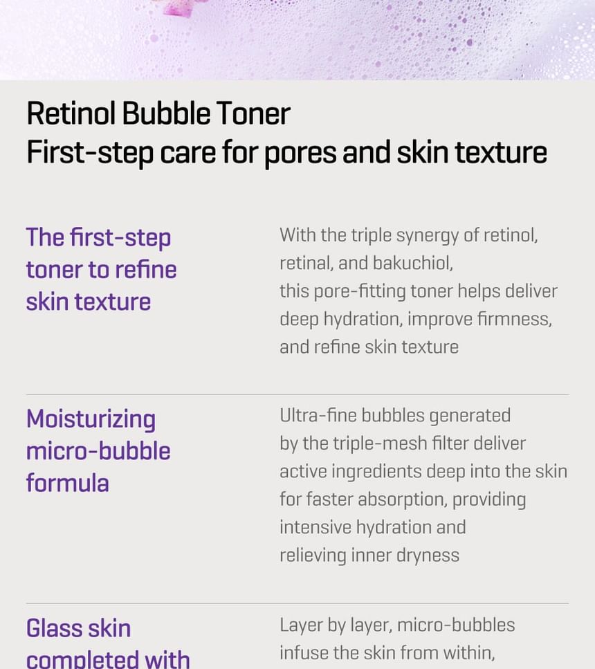 Some By Mi Retinol Bakuchiol Bubble Toner 100Ml