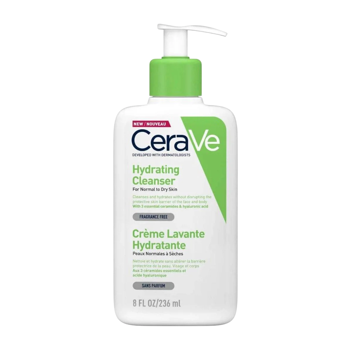 منظف ​​مرطب سيرافي للبشرة العادية إلى الجافة 236 مل 