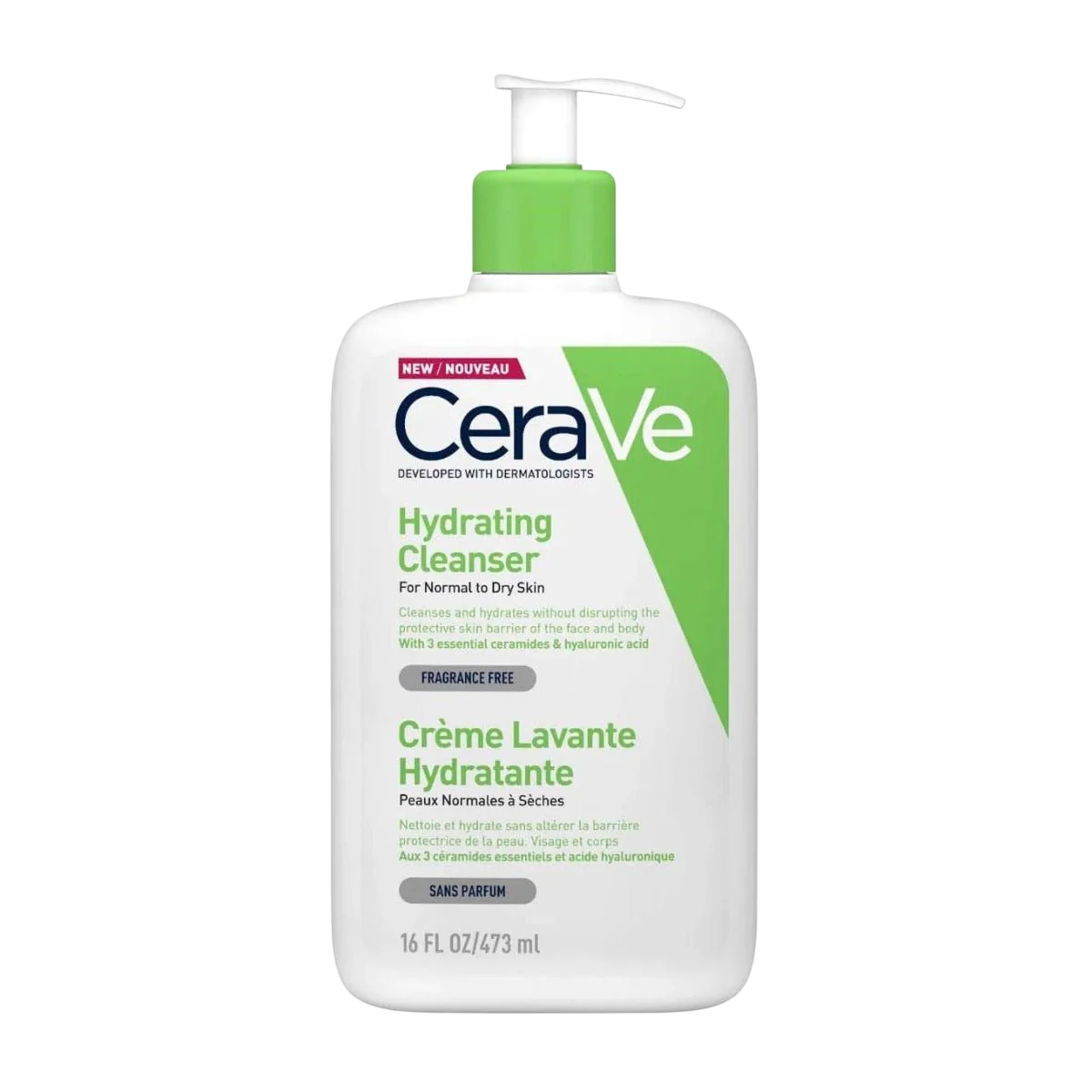 منظف ​​مرطب سيرافي للبشرة العادية إلى الجافة 473 مل 